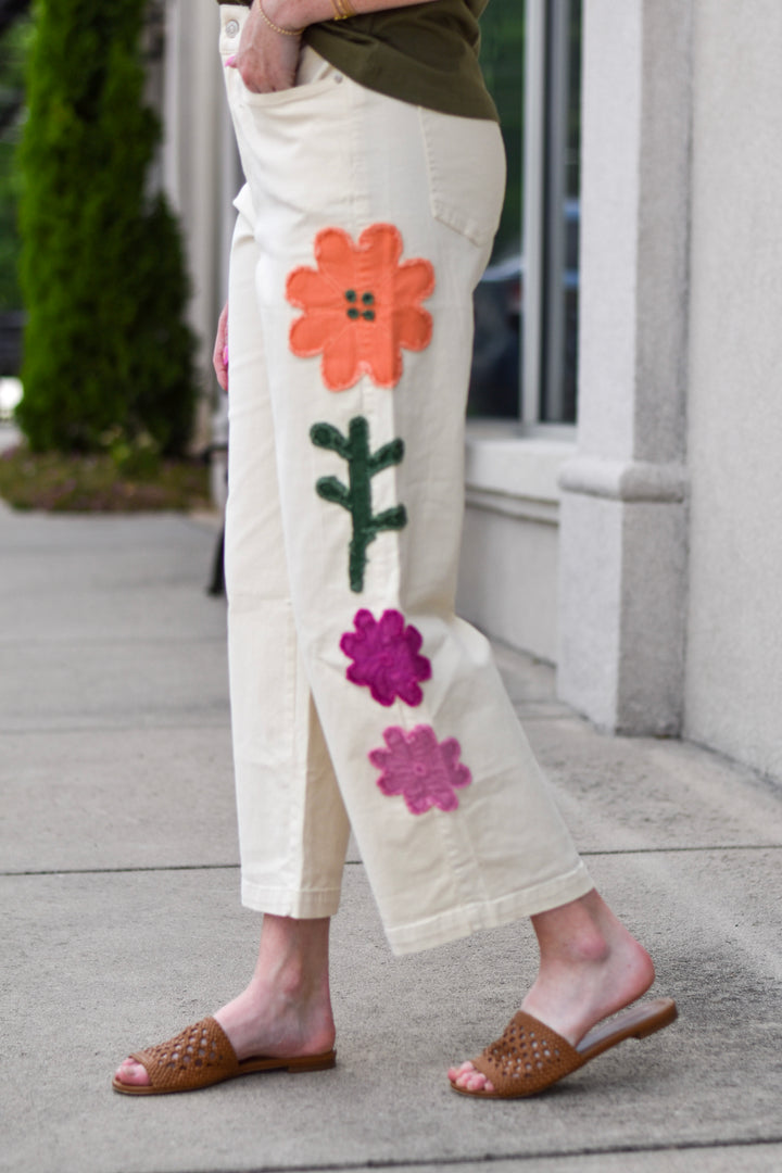 Enchanted Garden Straight Leg Denim