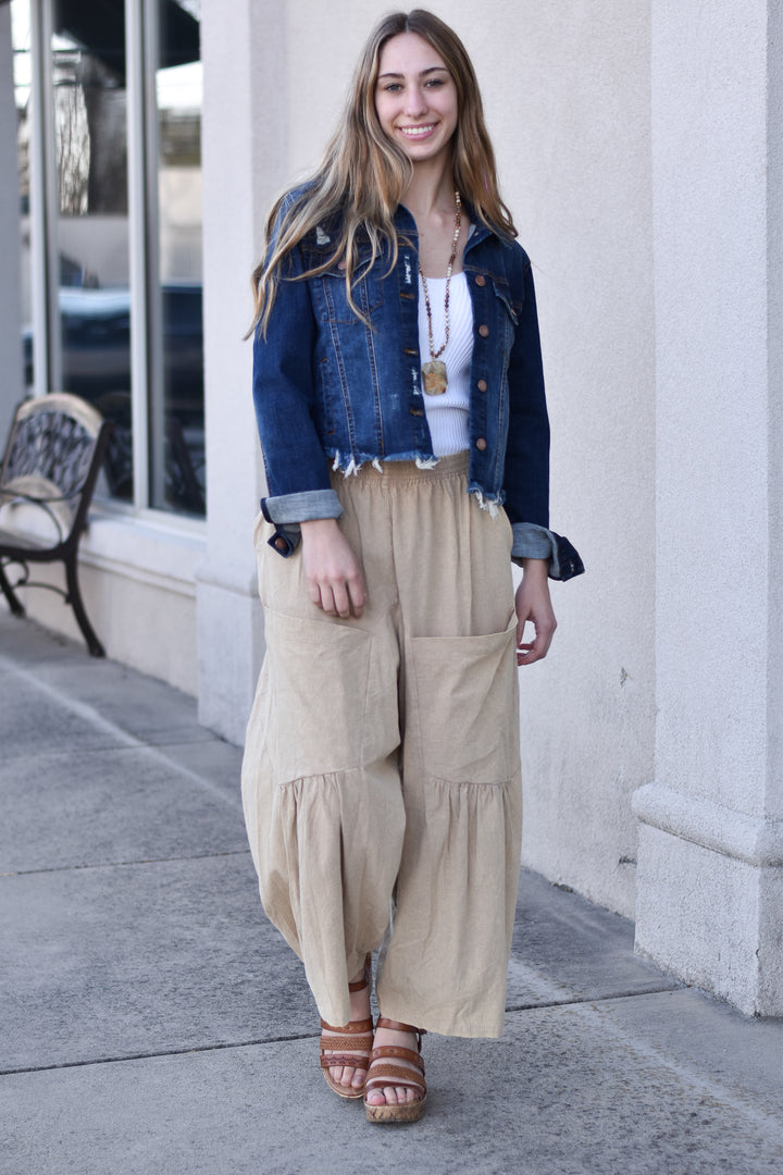 Shobu Mineral Washed Wide Leg Pants