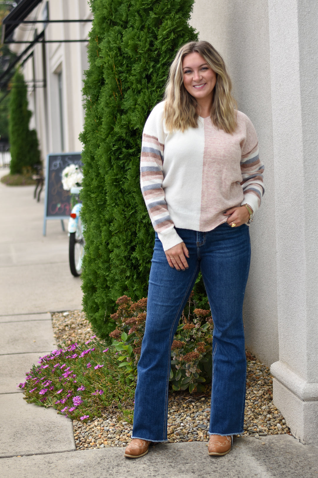 Colorblock Softness Sweater