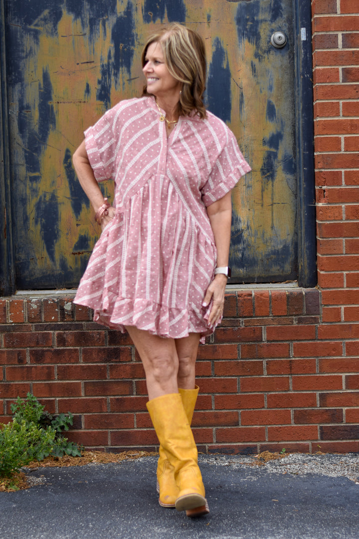 Free Spirit Dobby Mini Dress