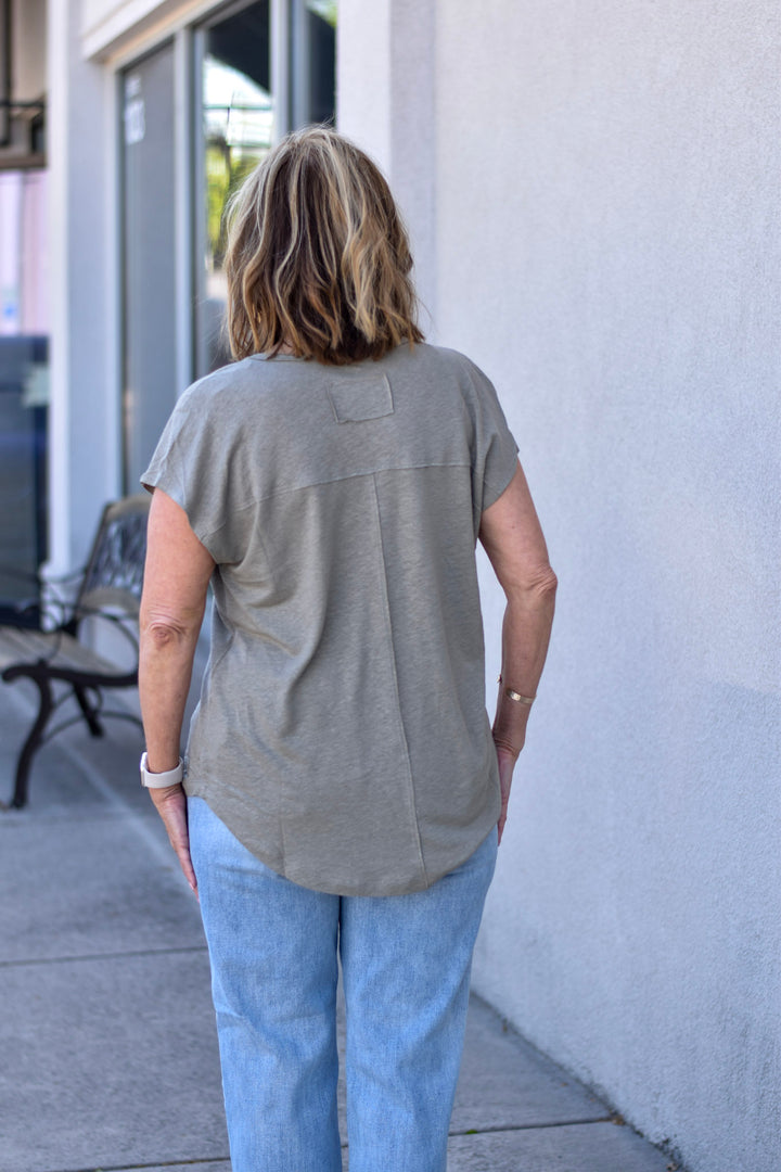 Nora V-Neckline Comfort Tee