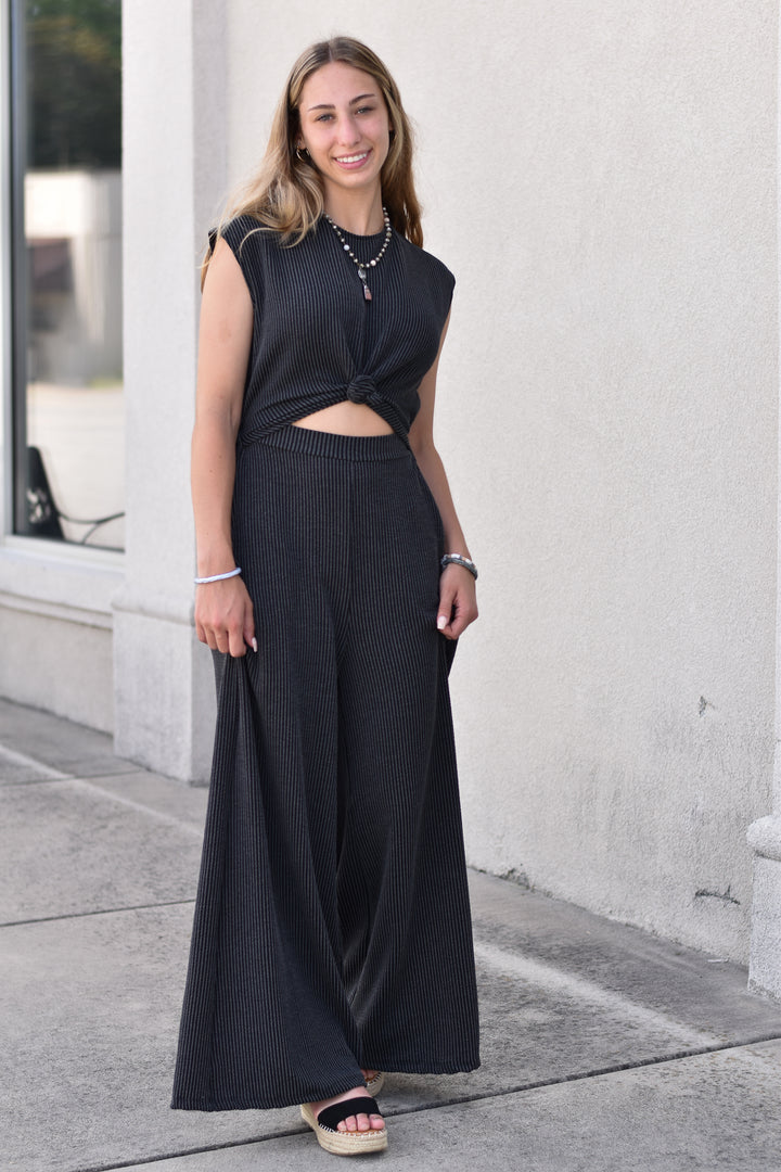 Date Night Reversible Wide Leg Jumpsuit