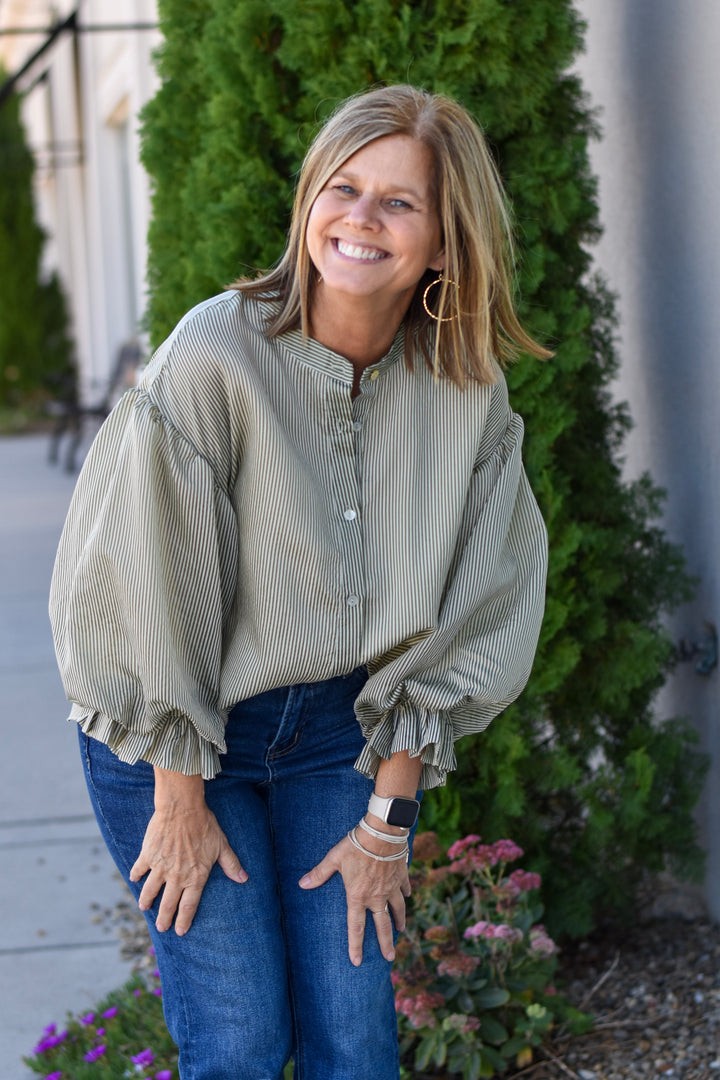 Fate Puff Sleeve Button Shirt