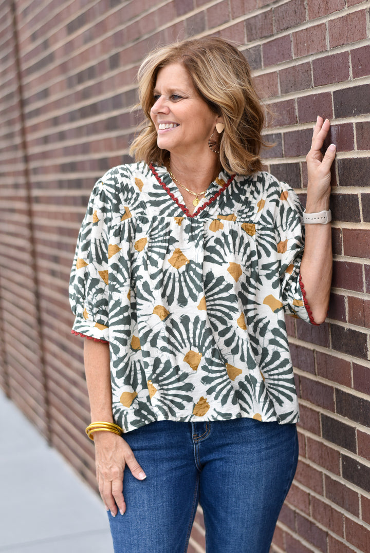 Wildflower Ombre Top