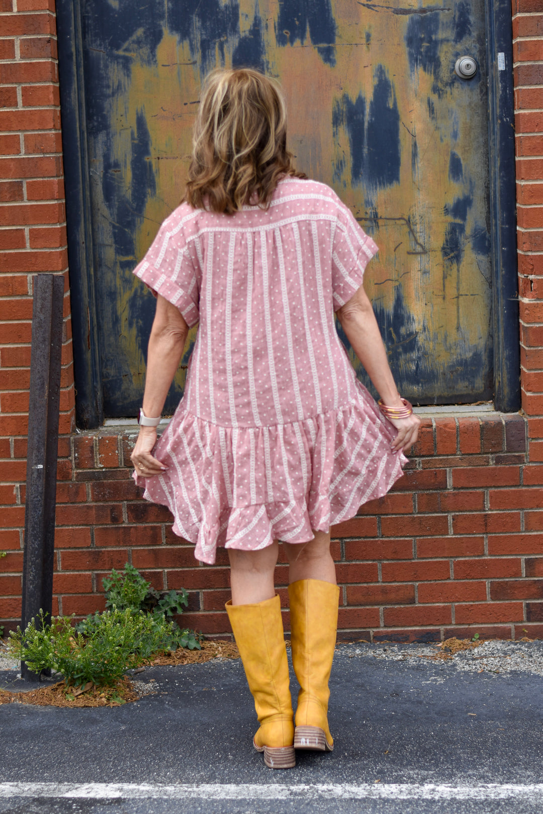 Free Spirit Dobby Mini Dress