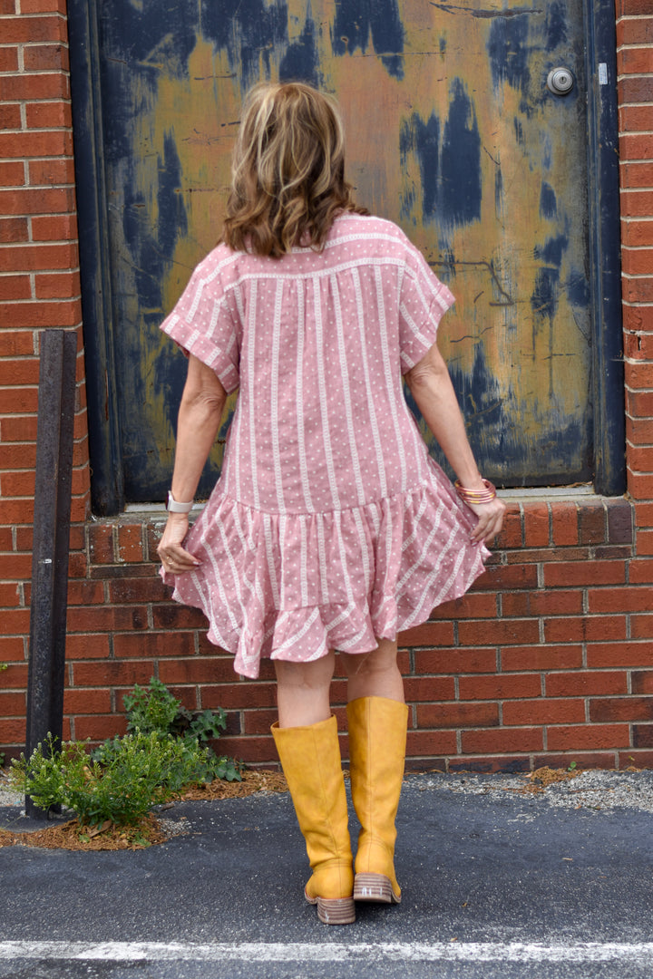 Free Spirit Dobby Mini Dress