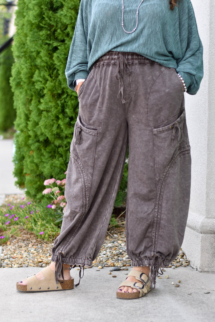 French Terry Boho Ballon Pants