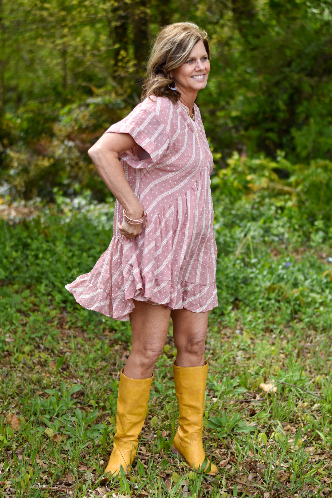 Free Spirit Dobby Mini Dress