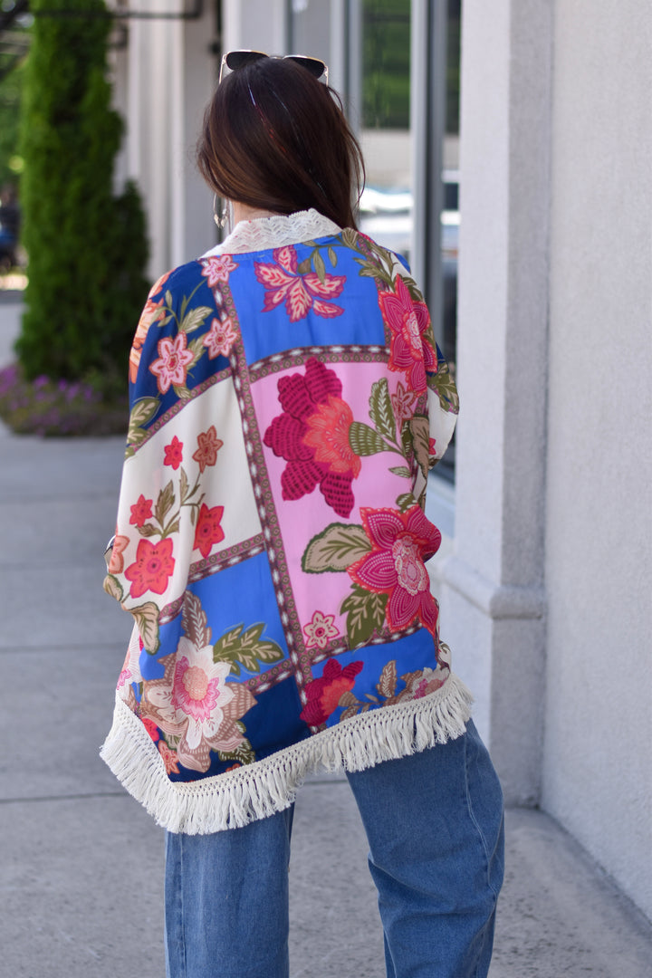 Umgee Wildflower Patchwork Kimono