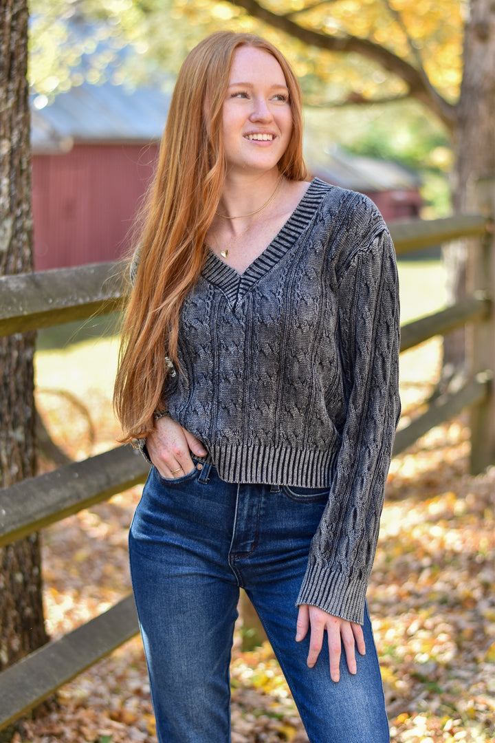 Alani Cable Knit Sweater