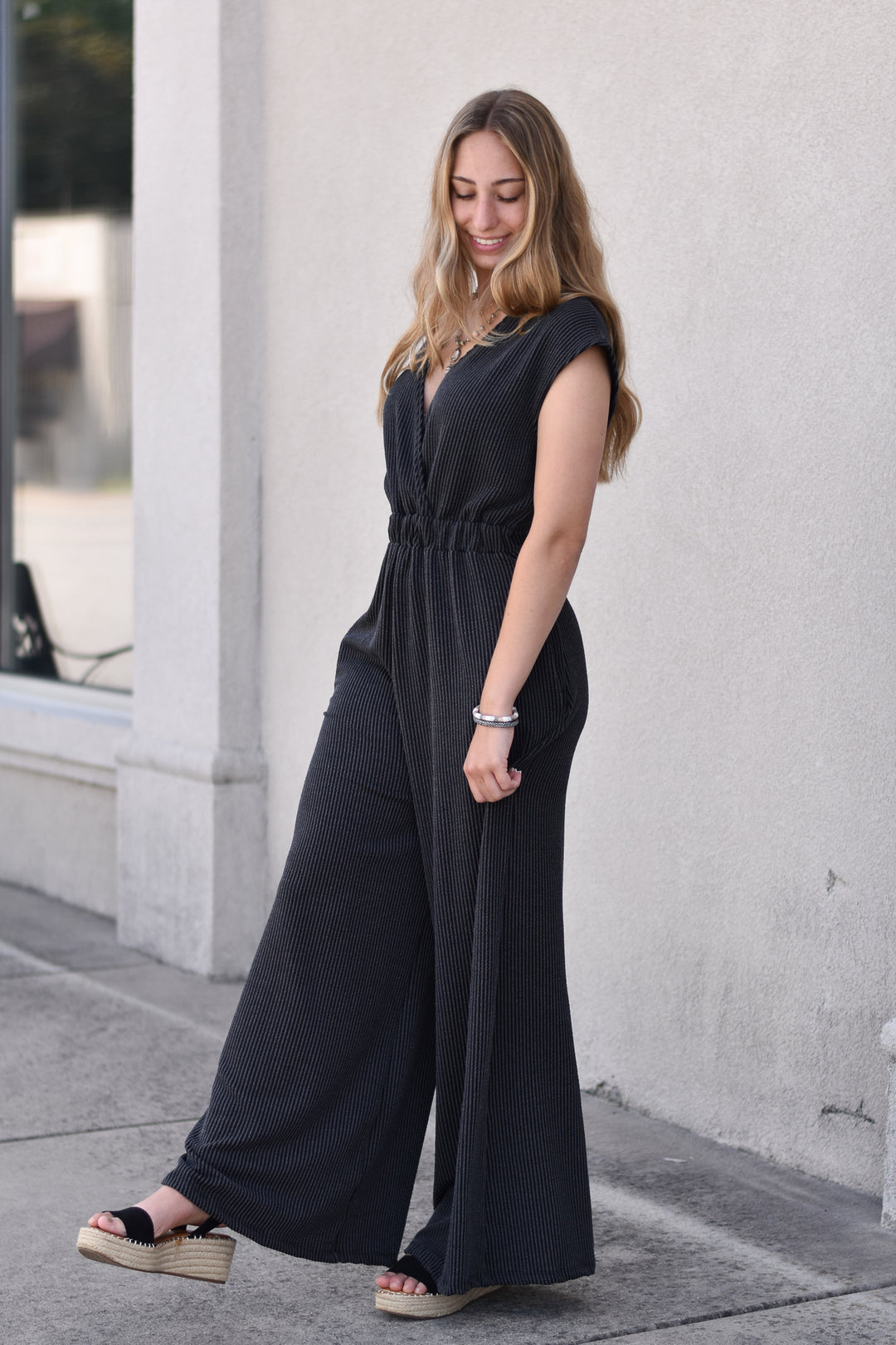 Date Night Reversible Wide Leg Jumpsuit