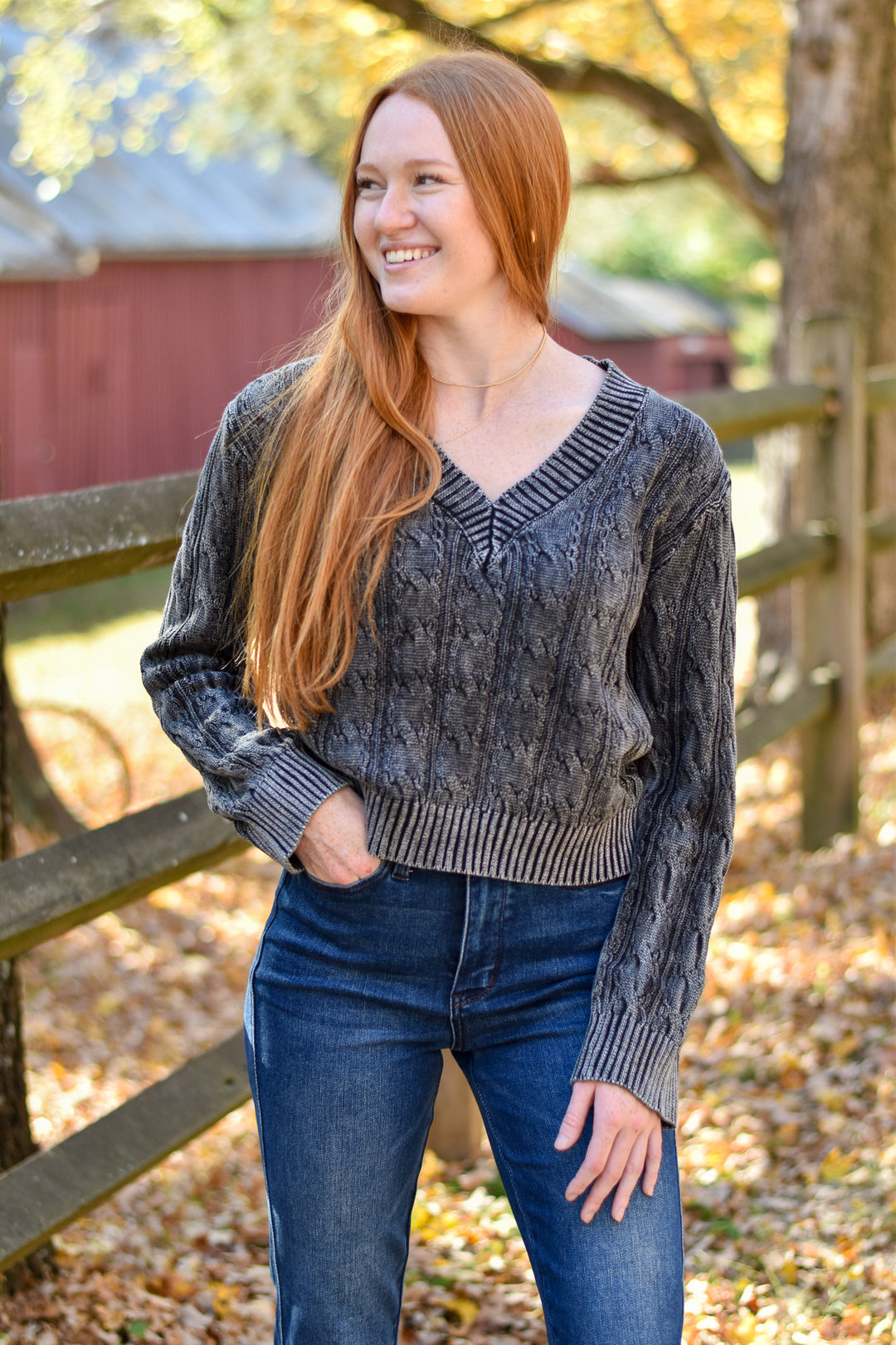 Alani Cable Knit Sweater