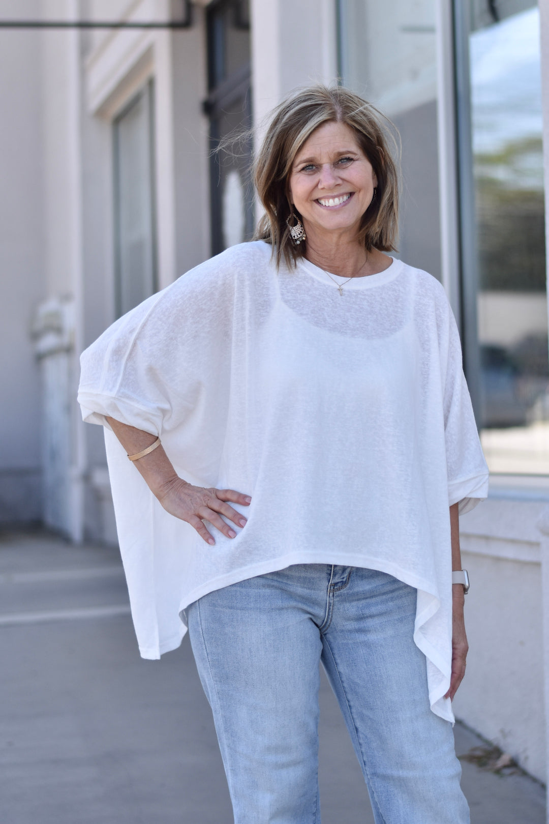 Loose Fit Dolman Top