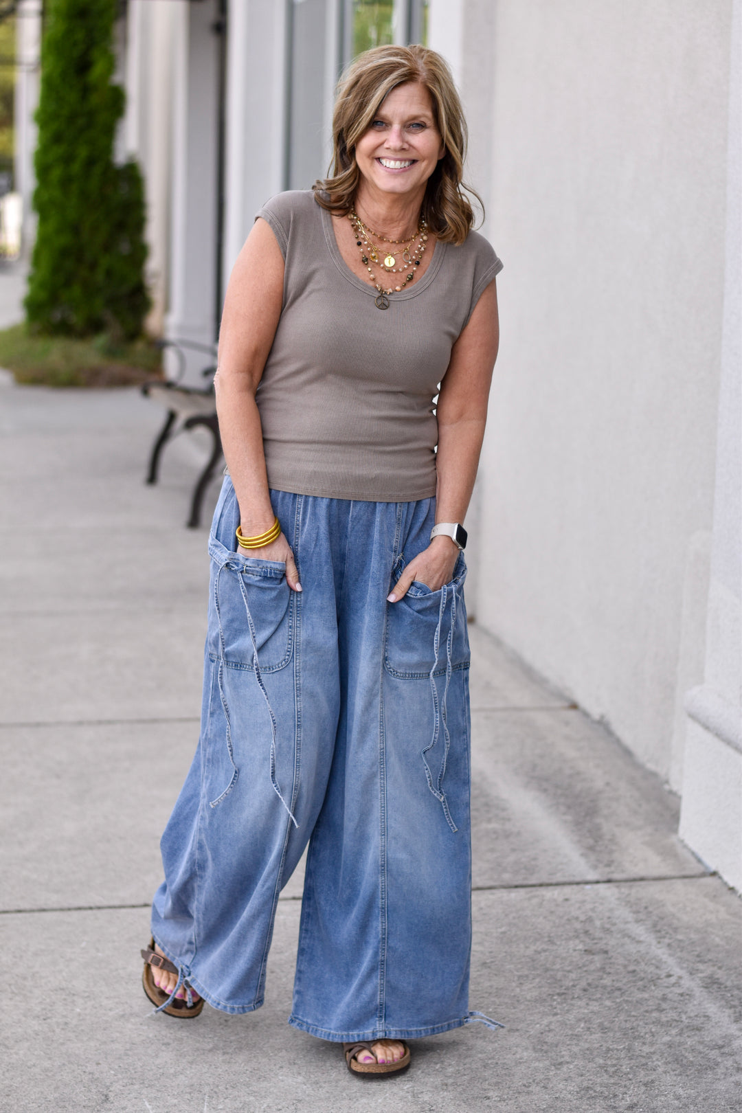 Easel's Horizon Drawstring Jeans
