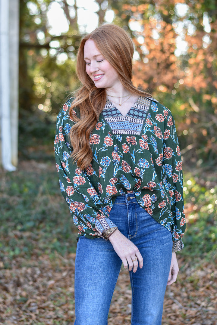 Wanderlust Paisley Blouse