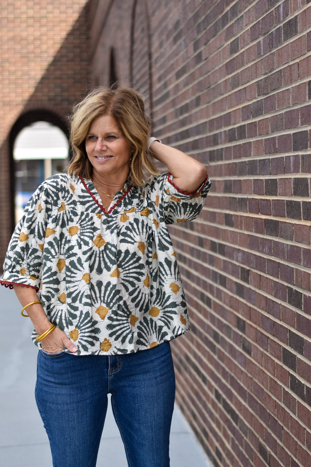 Wildflower Ombre Top