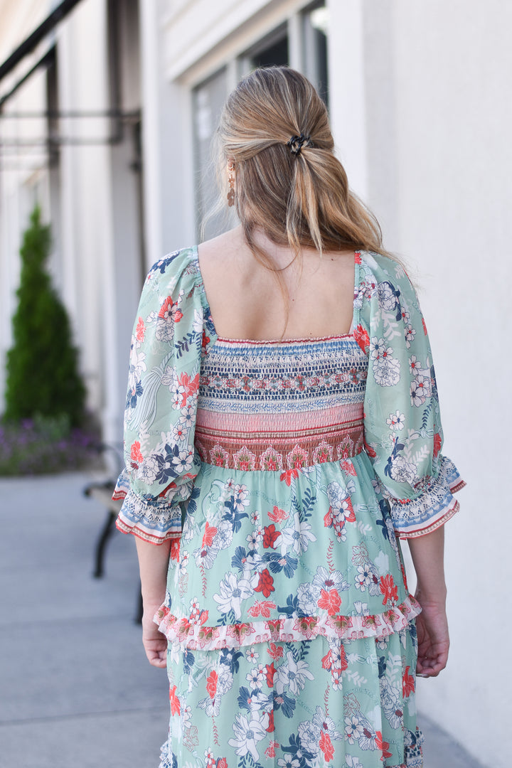 Made Me Smile Printed Dress