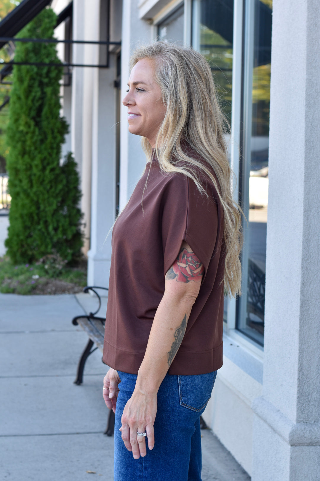 Modern Muse Mock Neck Top