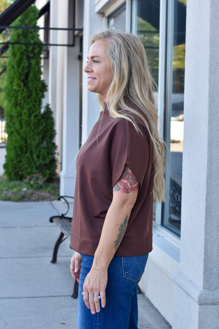 Modern Muse Mock Neck Top