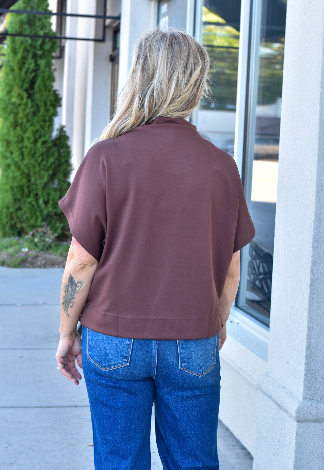 Modern Muse Mock Neck Top