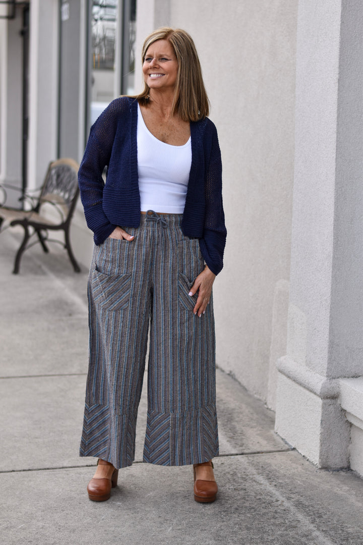 Sage Willow Stripe Pants