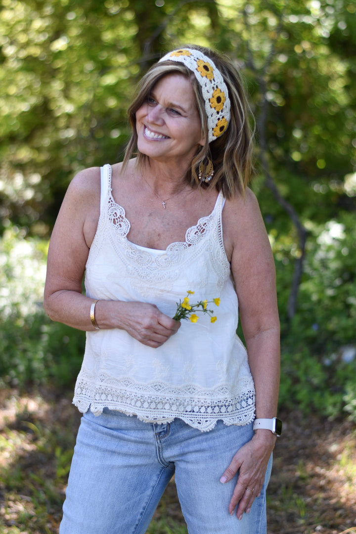 In The Groove Lace Camisole
