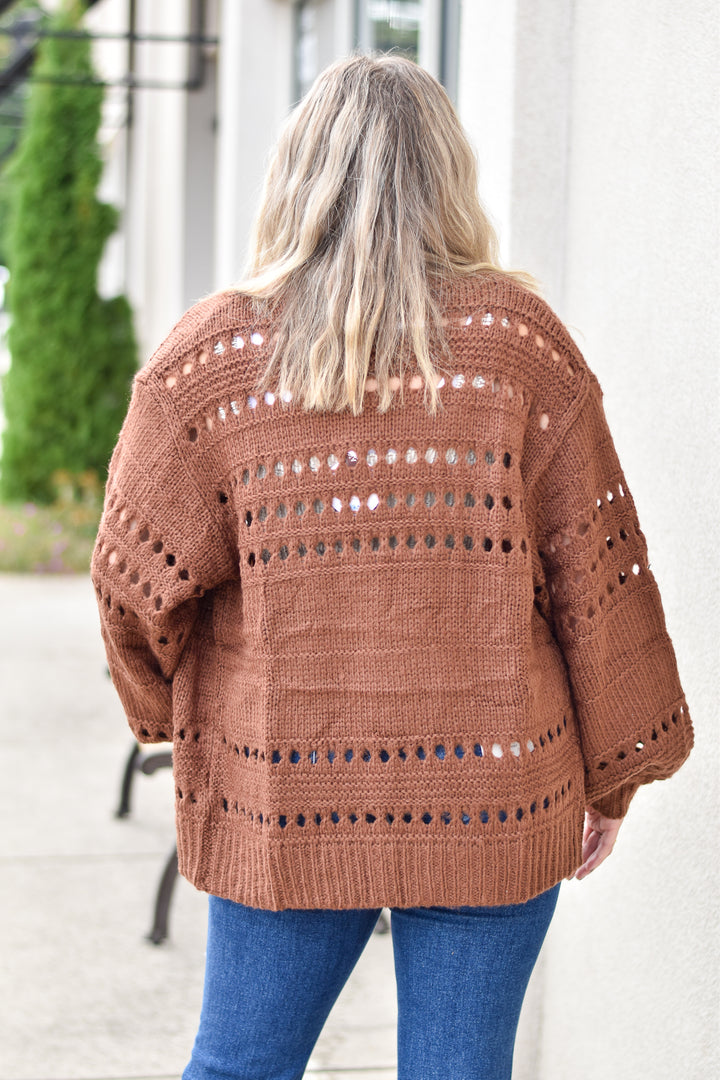 Chestnut Whisper Cardigan