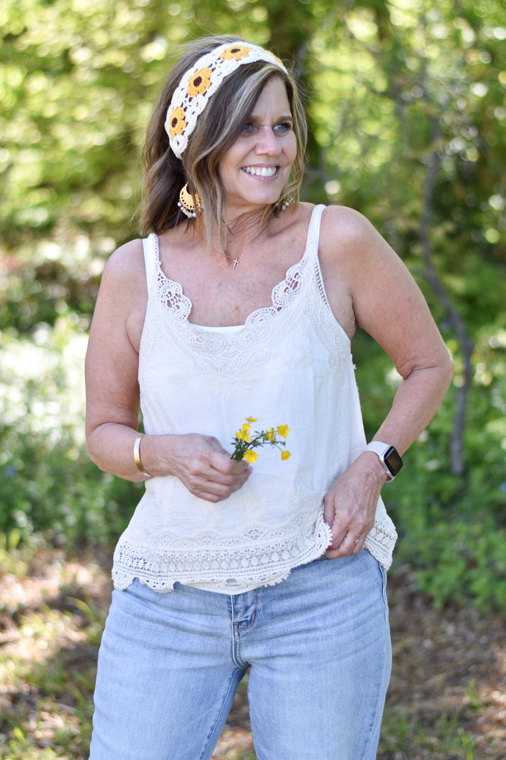 In The Groove Lace Camisole