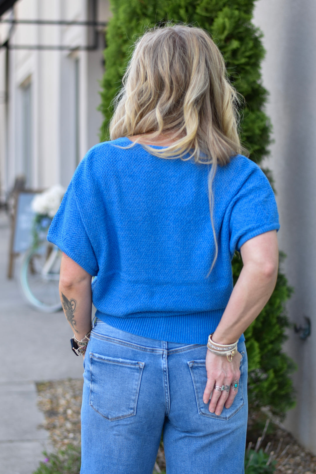 Blue Haven Kimono Sleeve Sweater