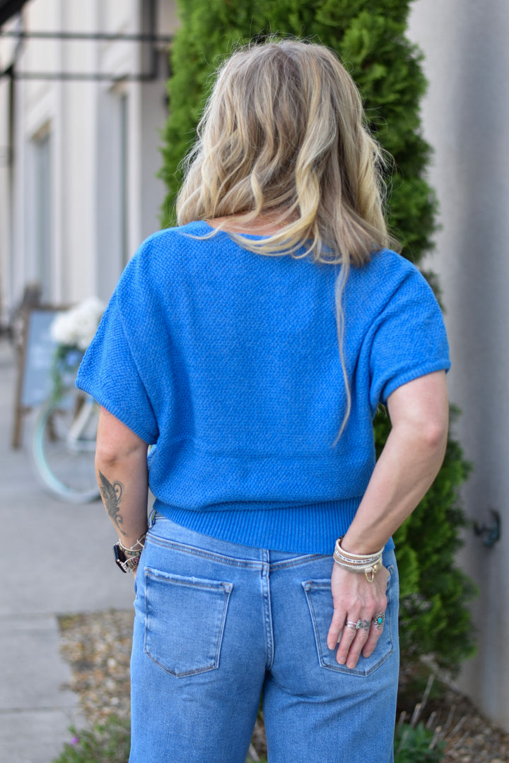 Blue Haven Kimono Sleeve Sweater