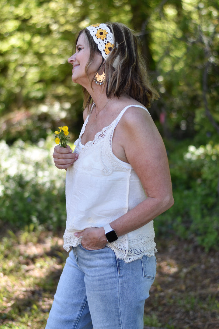 In The Groove Lace Camisole