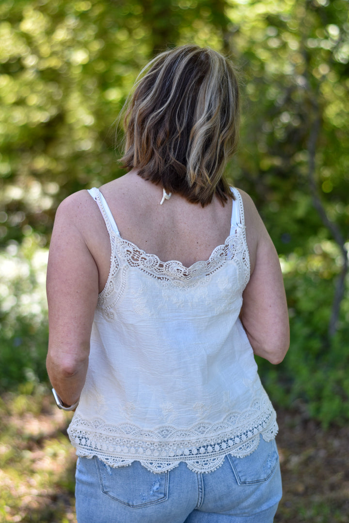 In The Groove Lace Camisole