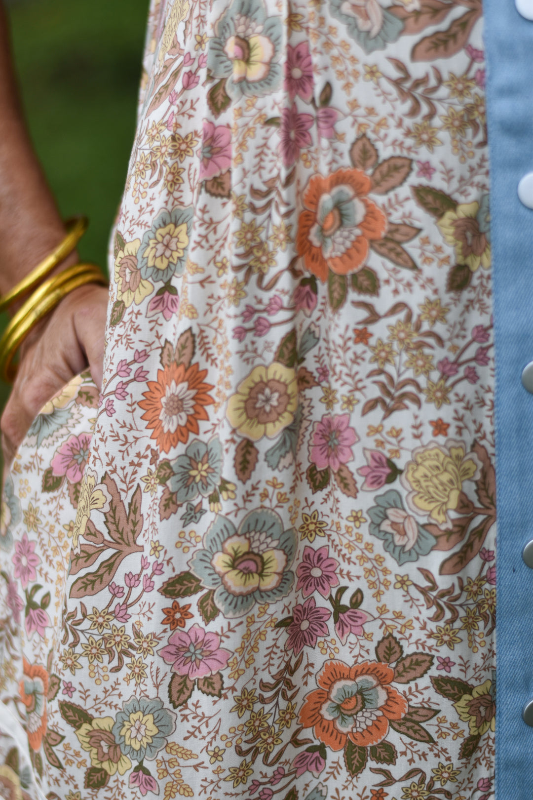 Border Bloom Maxi Dress