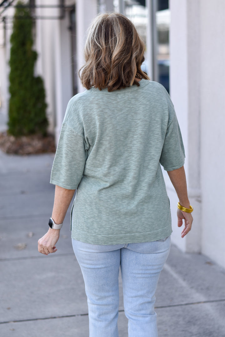 Relaxed Days Slub Sweater Tee