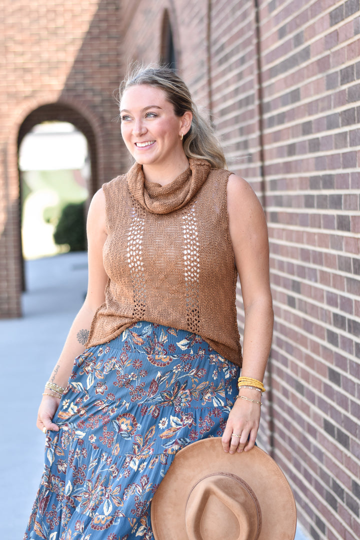 Willow Sleeveless Sweater Top