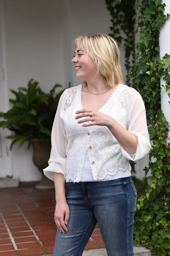 Forevermore Embroidered Blouse