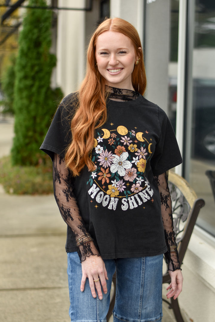 Moonshine Florals Tee