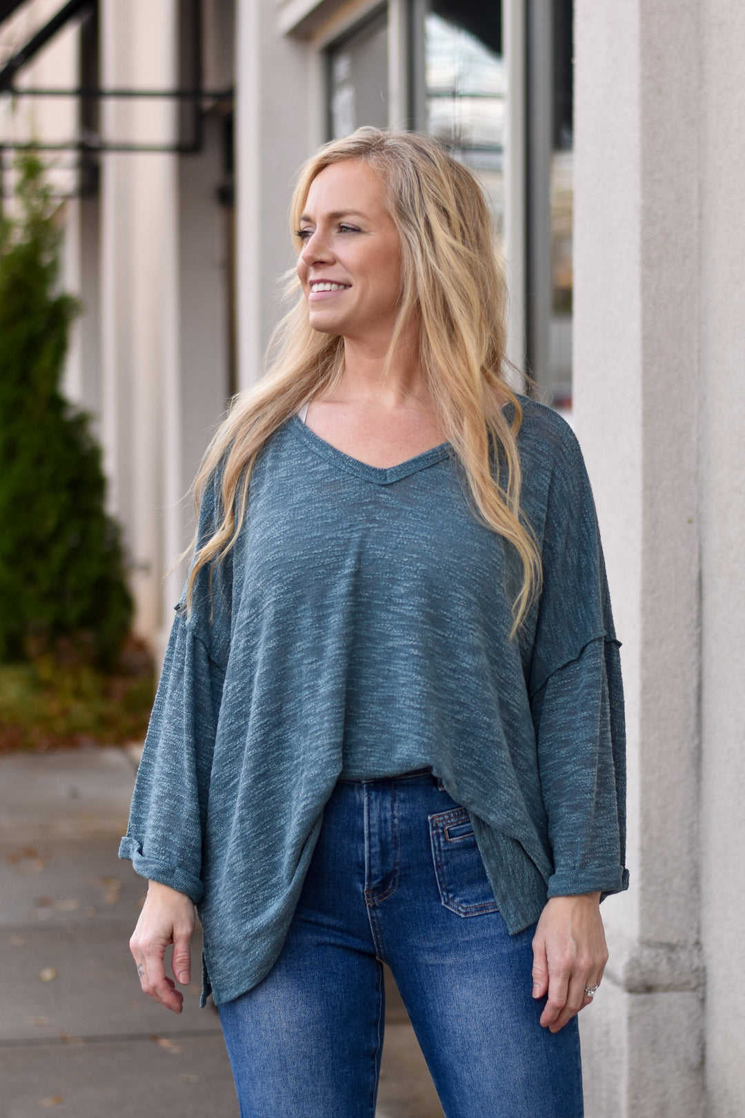 Easy Does it Slub Knit Top