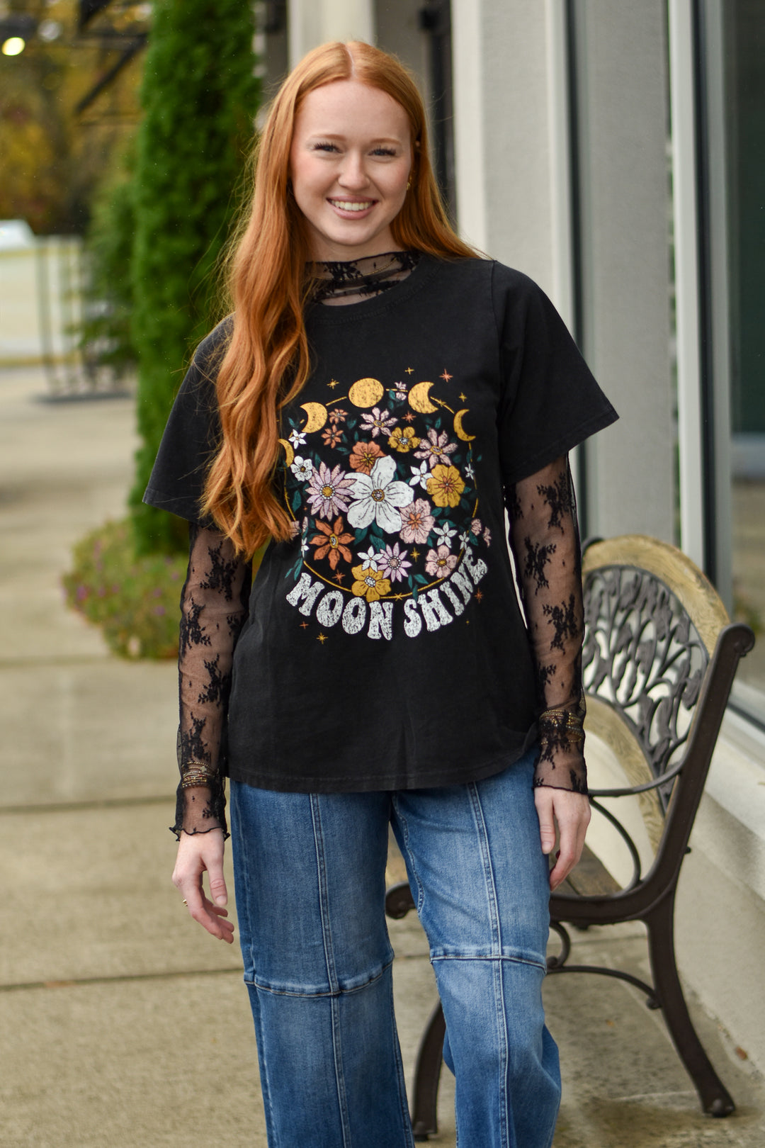 Moonshine Florals Tee