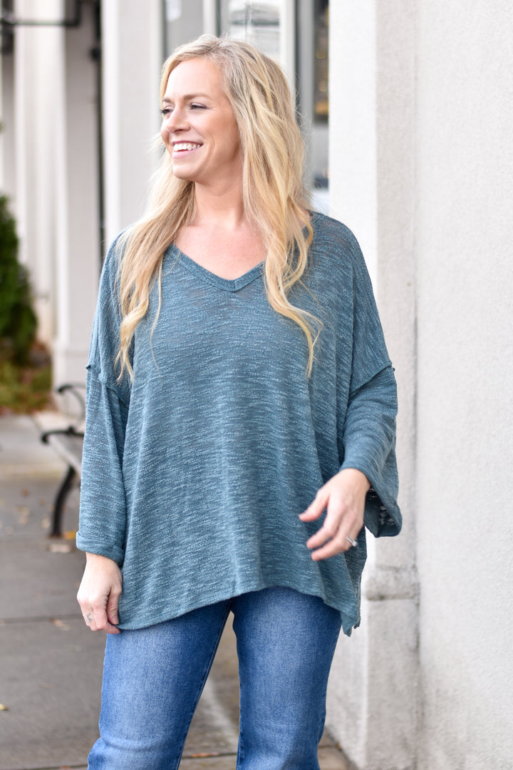 Easy Does it Slub Knit Top