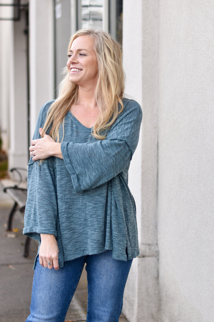 Easy Does it Slub Knit Top