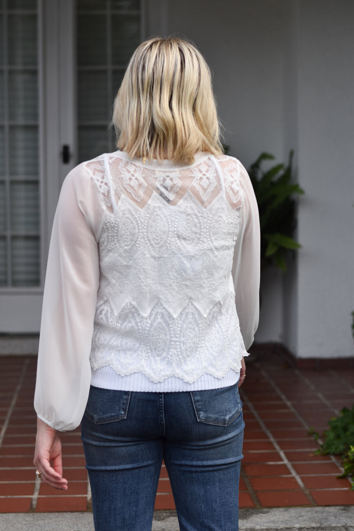 Forevermore Embroidered Blouse