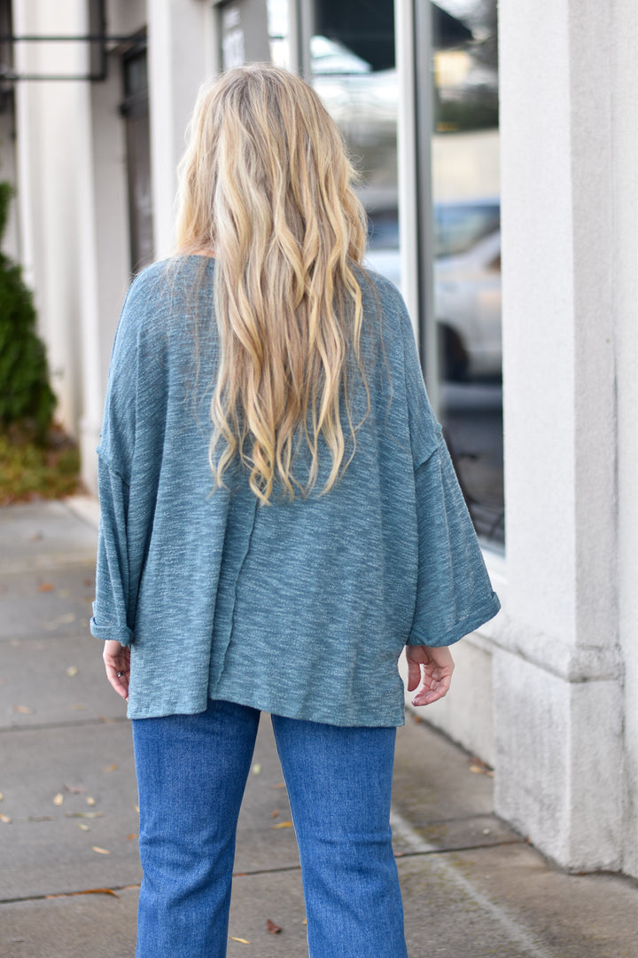 Easy Does it Slub Knit Top