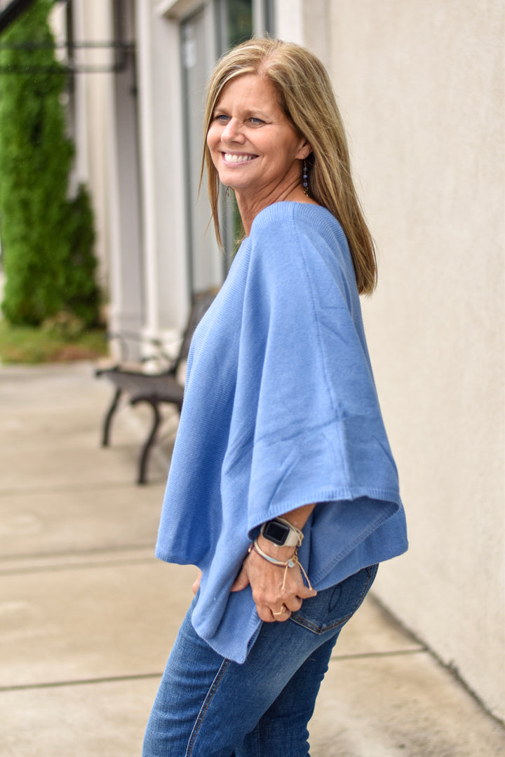 Bluebell Dream Sweater Poncho