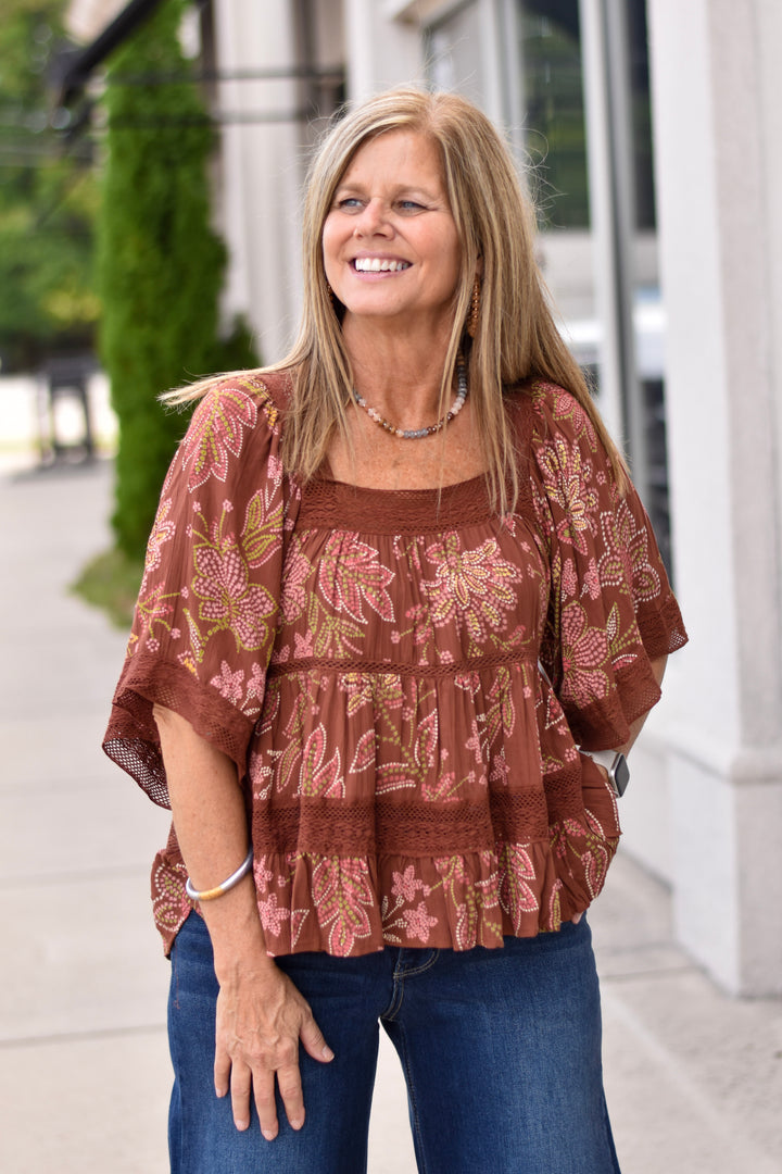 Lace Boho Blouse
