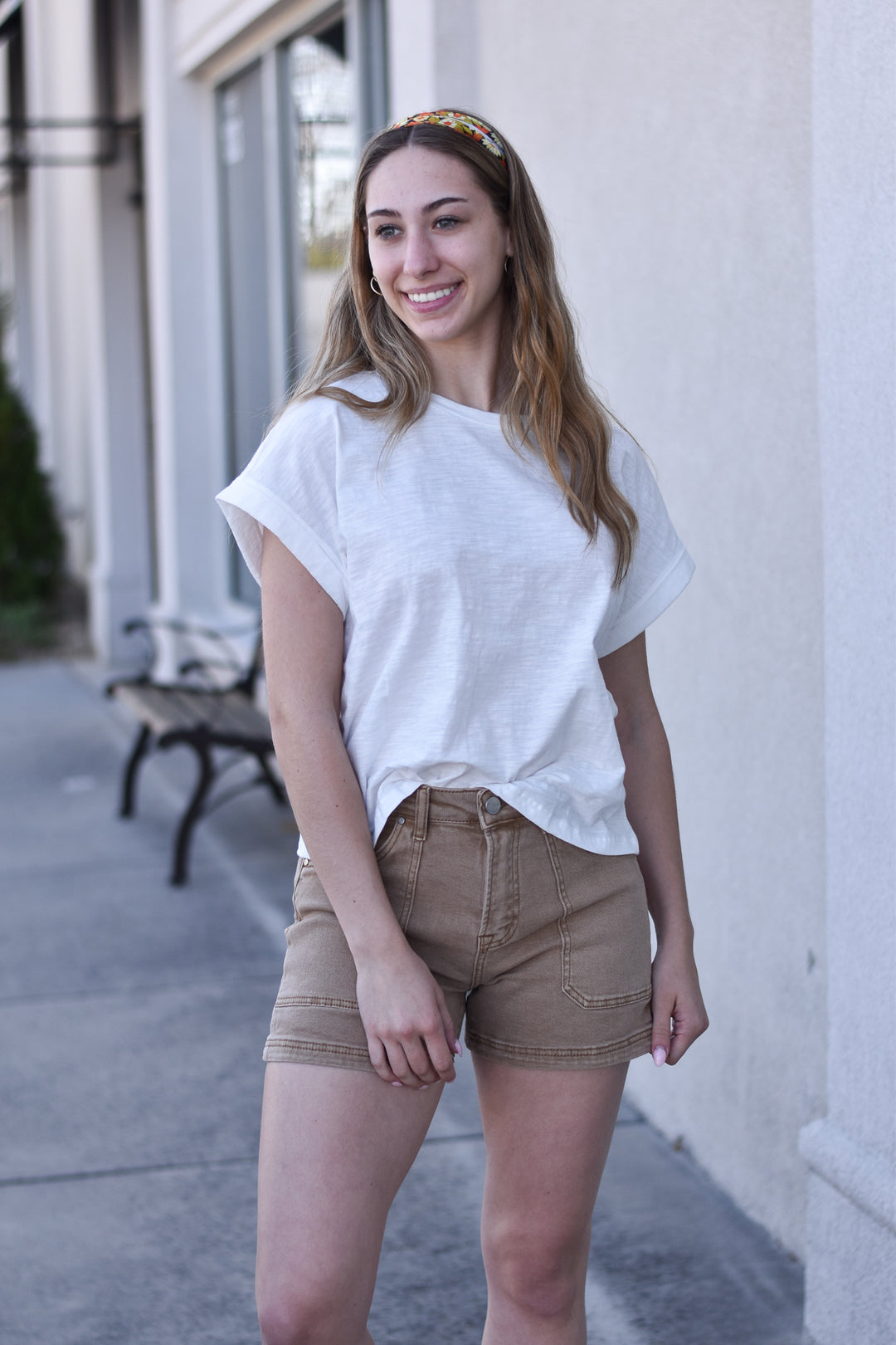 Risen Leia Patch Pockets Shorts