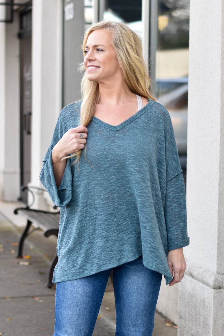 Easy Does it Slub Knit Top