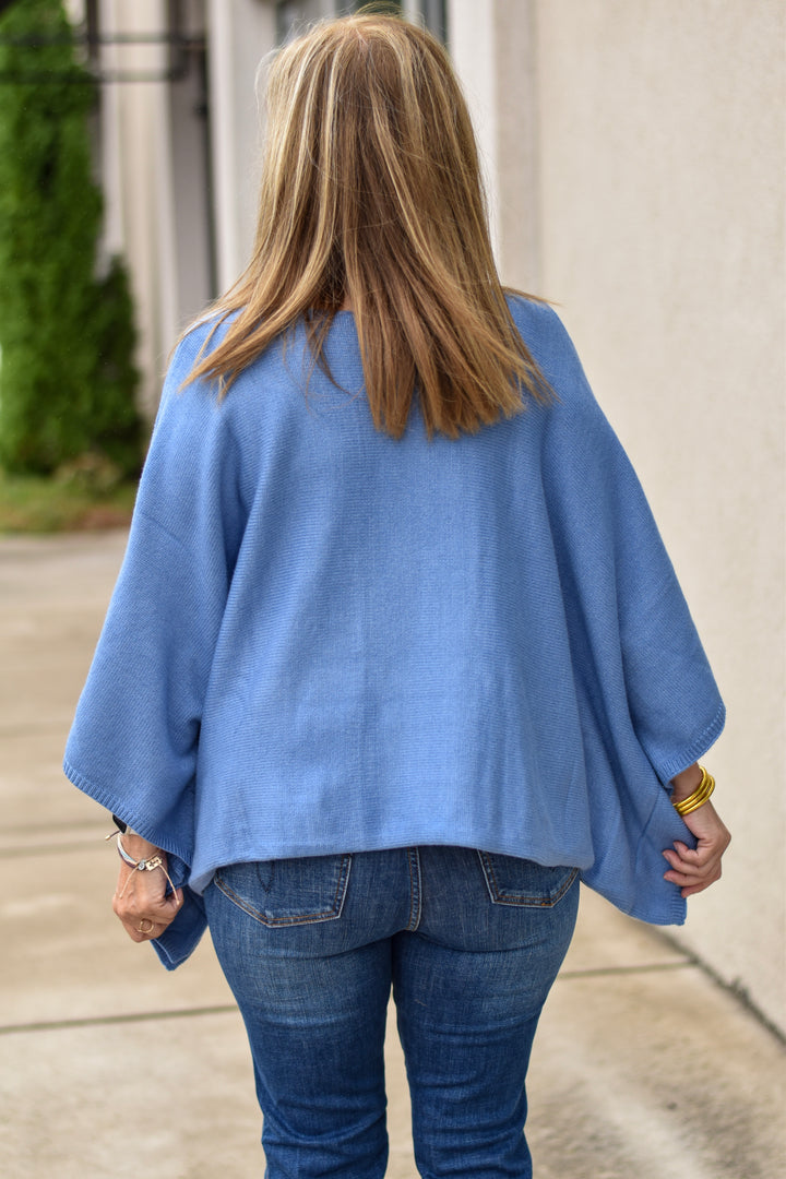 Bluebell Dream Sweater Poncho