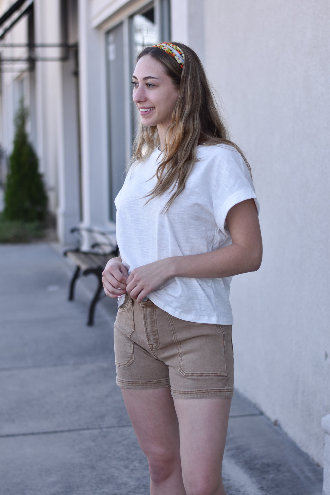 Risen Leia Patch Pockets Shorts