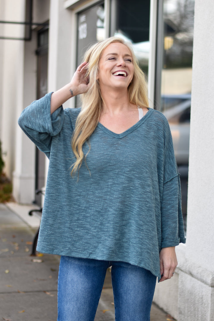 Easy Does it Slub Knit Top